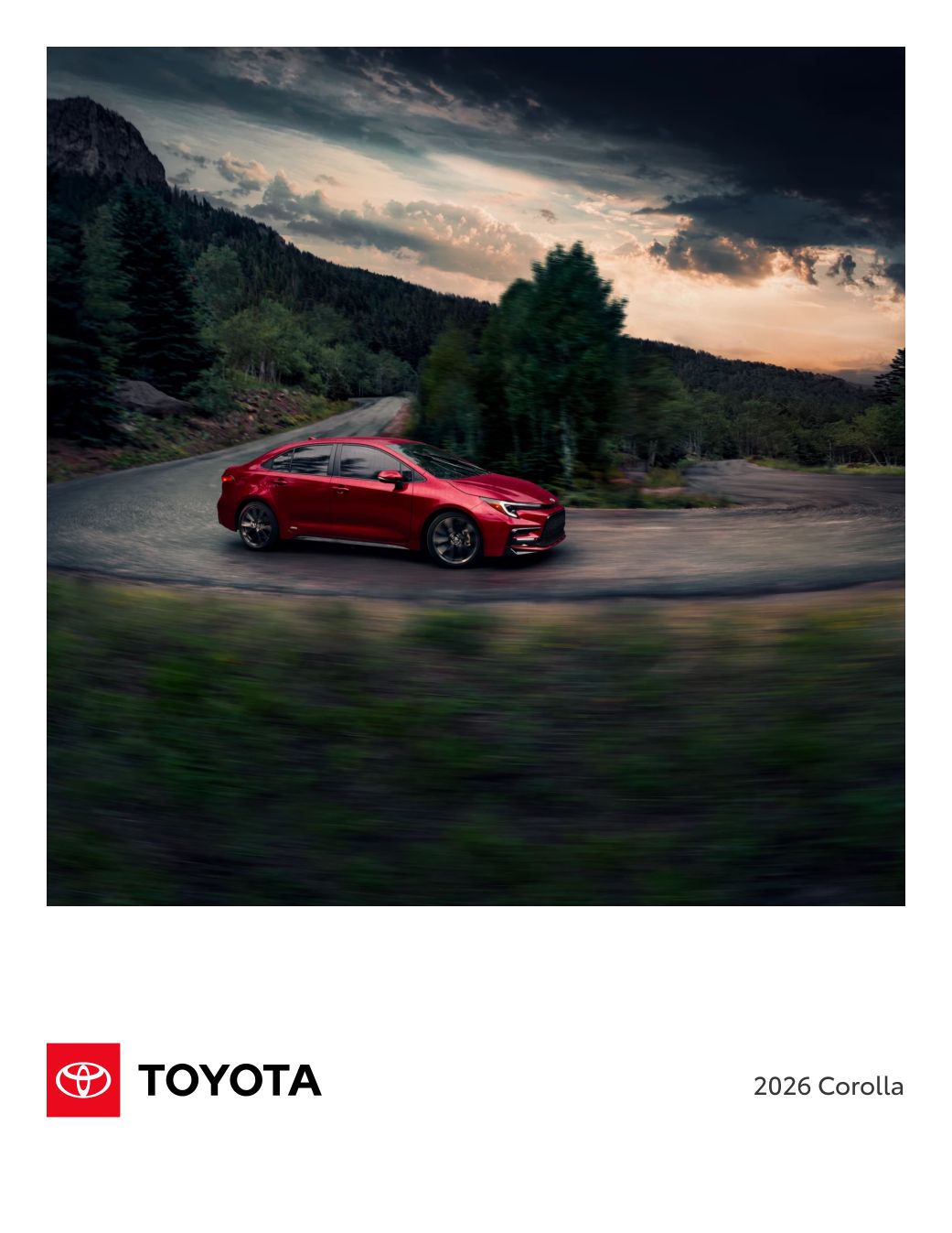 2026 Corolla brochure