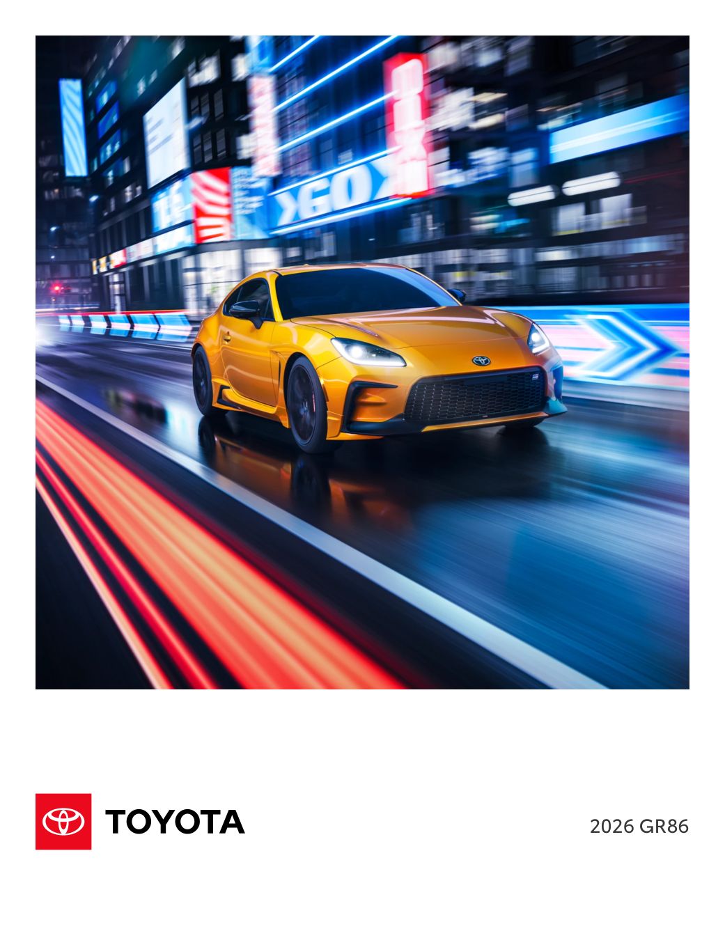 2026 GR86 brochure