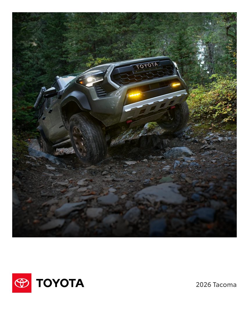 2026 Tacoma brochure
